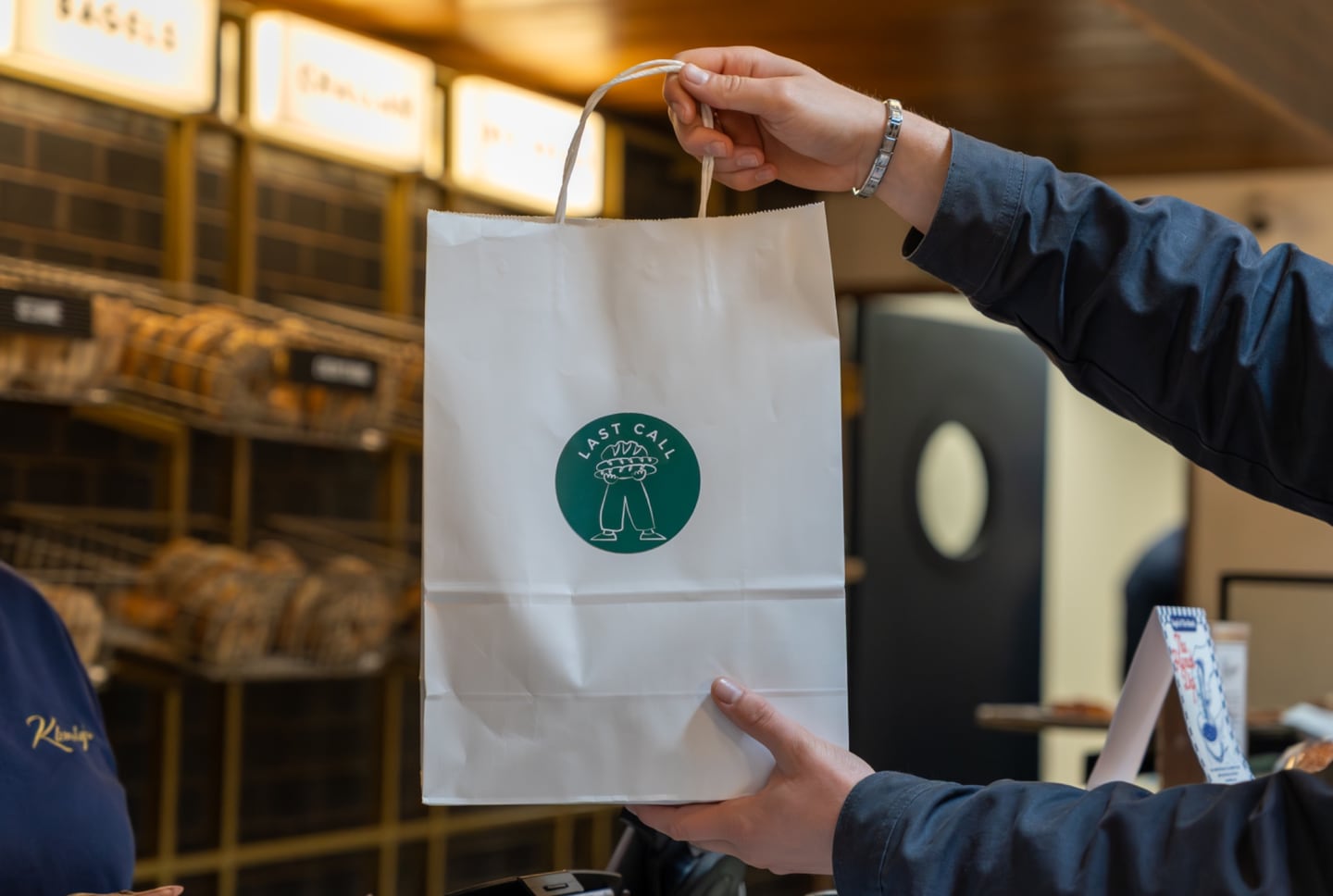 Last Call bag ready for collection