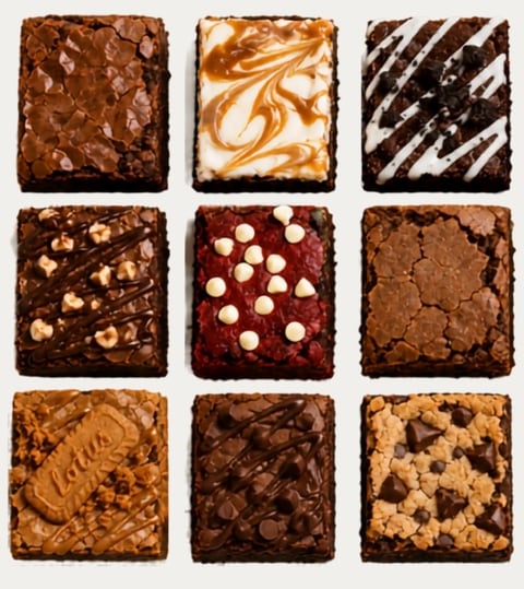 Premium brownie selection from a Last Call partner
